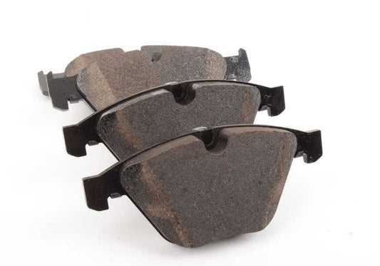 Brake pad set with sensor for BMW 3 Series E90N, E91N, E92, E93 (OEM 34112288866). Original BMW