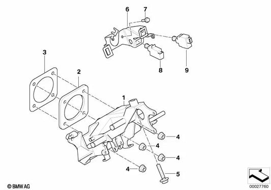 Pedal conjunto para BMW 7 E38 Series (OEM 35111162311). BMW original.