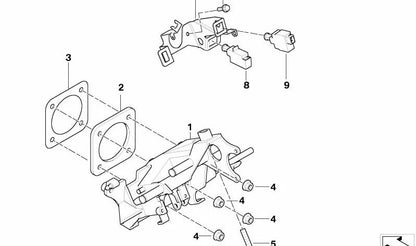 Soporte para interruptor de luz de freno y embrague para BMW Serie 5 E39 (OEM 35116752784). Original BMW