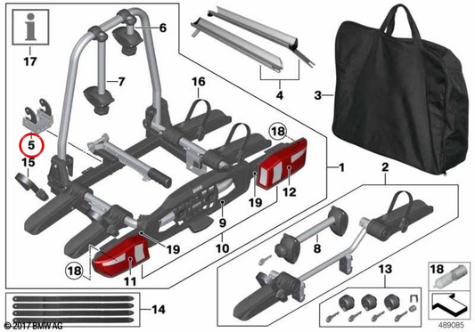 Barras de rack de teto OEM 82722295789 para BMW E81, E82, E87, E88, F20, F21, F40, F70, F22, F23, F44, F45, F46, G42, U06, E90, E91, E92, E93, F30, F31, F34, G20, G21, F32, F33, F36, G22, G23, G26, E60, E61, F07, F10, F11, F90, G30, G31, G60,