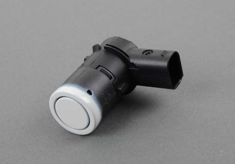 Alpine White Ultrasonic Sensor for BMW 5 Series E39, E60, E61, 6 Series E63, E64, Z4 E85, E86 (OEM 66206989103). Original BMW.