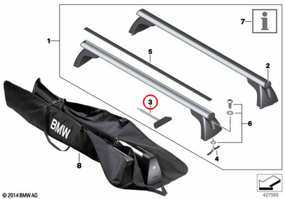 Chave de torque OEM 82790392011 para BMW E81, E82, E87, E90, E91, E92, F07. BMW genuíno.