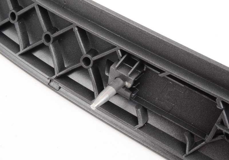Moldura decorativa titanio salpicadero derecho OEM 51457904348 para BMW E46. Original BMW.