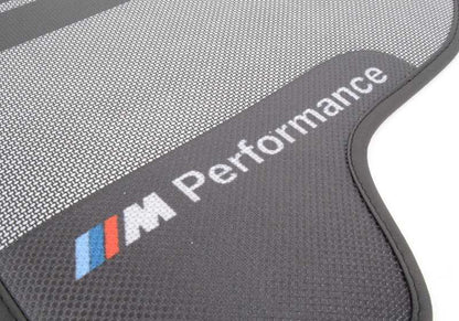 Alfombrillas M Performance OEM 51472409930 para BMW F21, F22, F87. Original BMW.