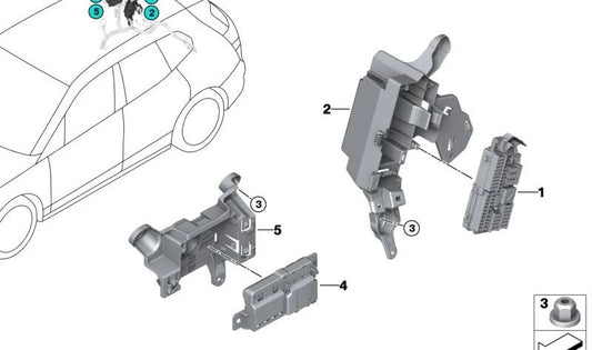 OEM current distributor 61148720724 for BMW F70, U06, U11, U12, U10, I20, F65, F66, U25. Original BMW.