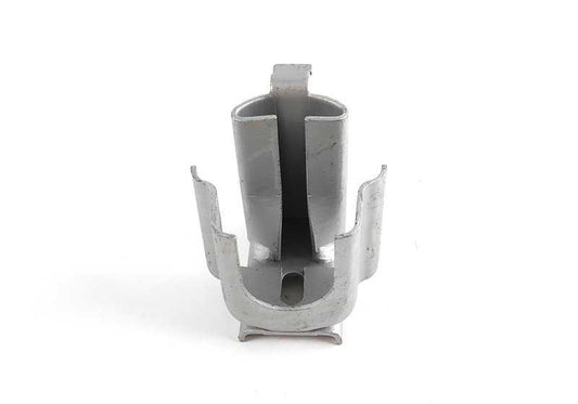 Soporte de escape OEM 18201743999 para BMW E36 (323ti) y Z3 (1.8 y 1.9). Compatible con modelos con motor M43, M44 y M52. Original BMW. Ideal para fijación de sistema de escape trasero.