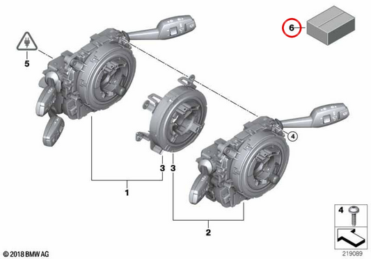 Kit de reparo OEM 83192179894 para BMW E81, E82, E87, E88, E90, E91, E92, E93, E84, E89. BMW genuíno.