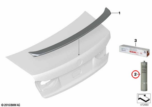 Scheibenklebstoff 300 ml OEM 83192289181 für BMW 7er G11/G12, X1 F48, X3 G01, X5 G05, X6 G06, X7 G07 und MINI F56. Original BMW und MINI.