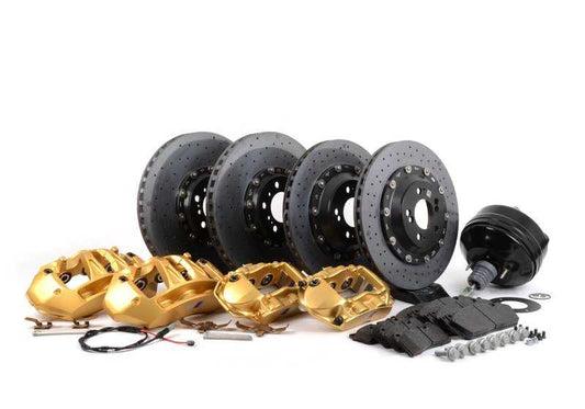 Kit de frenos carbono-cerámicos M OEM 34112358378 para BMW F80, F82, F83 (modelos M3 y M4). Mejora el rendimiento y reduce el peso. Original BMW.