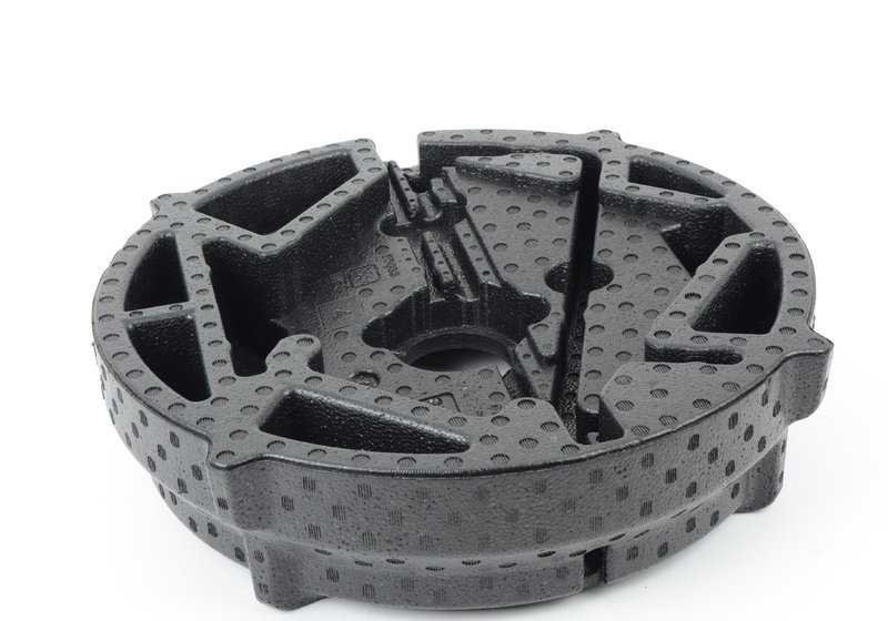 Bandeja organizadora para hueco de rueda de repuesto OEM 71106786508 para BMW X5 (E70, E70N, F15, F85) y BMW X6 (E71, F16, F86). Original BMW.