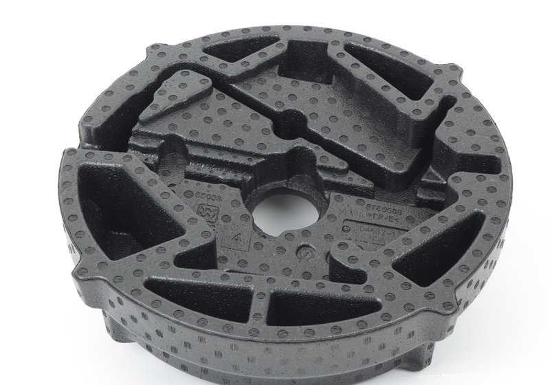 Bandeja organizadora para hueco de rueda de repuesto OEM 71106786508 para BMW X5 (E70, E70N, F15, F85) y BMW X6 (E71, F16, F86). Original BMW.