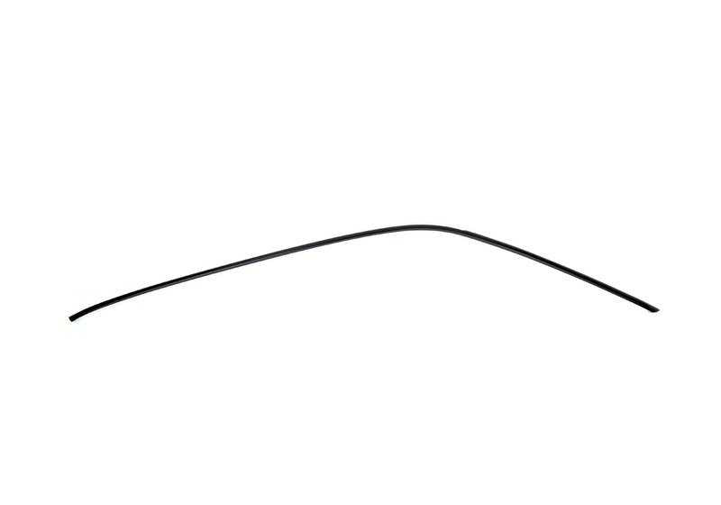 Listón adorno vierteaguas techo derecho negro OEM 51138208402 para BMW Serie 7 E38 (1993–2001). Original BMW.