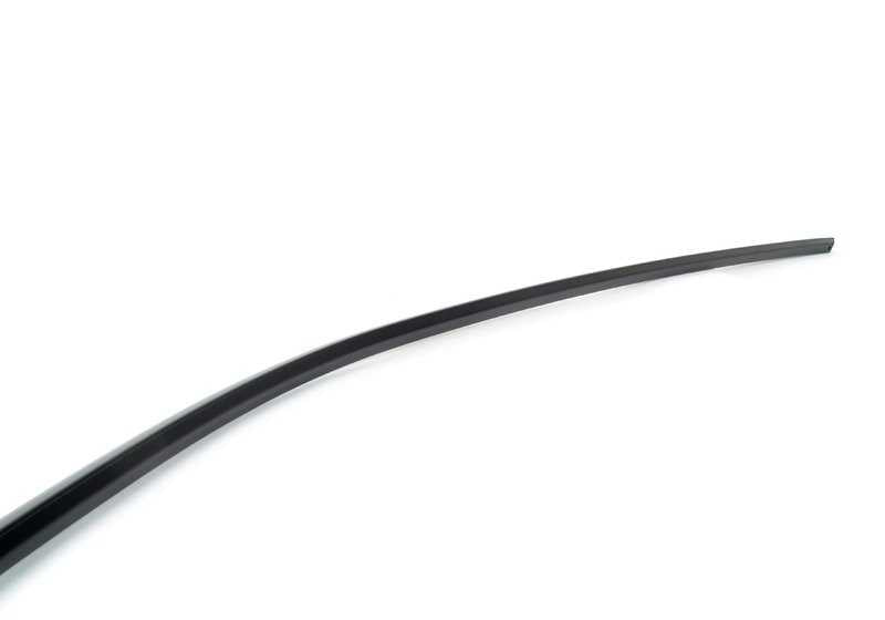 Listón adorno vierteaguas techo derecho negro OEM 51138208402 para BMW Serie 7 E38 (1993–2001). Original BMW.
