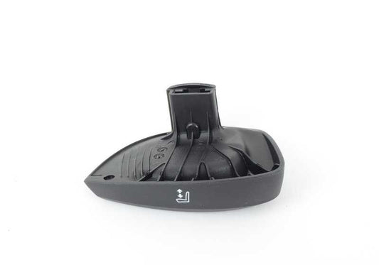 Palanca izquierda de ajuste asiento OEM 52107118439 para BMW E81, E82, E87, E88, E90, E91, E92, E84, F25, F26, E89. Original BMW.