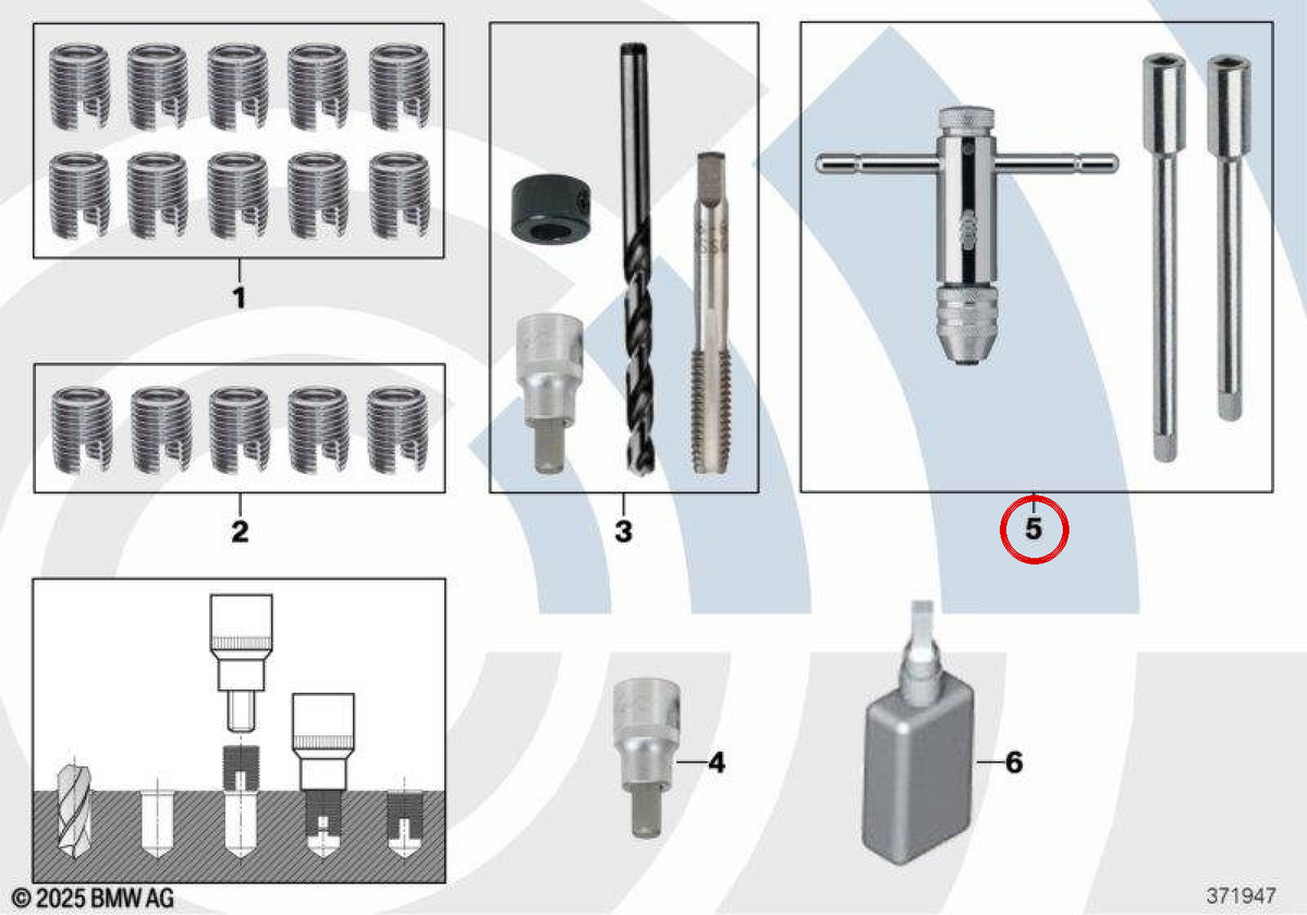 OEM tool set 83302286101 for BMW E81, E82, E87, E88, E46, E90, E91, E92, E93, F30, F31, E39, E60, E61, F07, F10, F11, E63, E64, F06, F12, F13, E38, E65, E65, E65, E65, E6 F02, F04, E84, E83, E53, E70, F15, E71, E72, F16, E85, E86, E89 e Mini F5