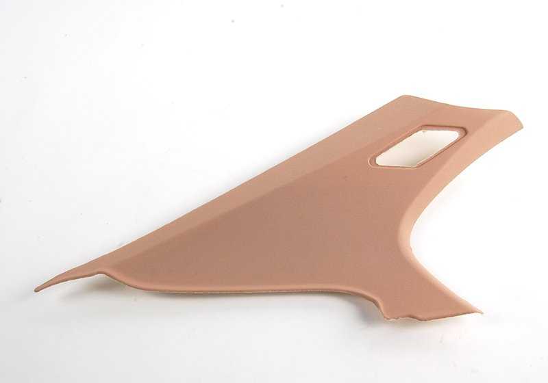 Embelezado C Izquierdo OEM 51438226593 para BMW E46. Cor bege clara. Peça original da BMW. Ideal para a substituição do embelezamento do lado traseiro esquerdo.