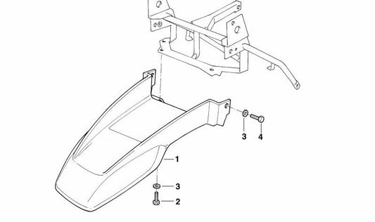 Tornillo cilíndrico OEM 46632313527 para BMW R850GS, R1100GS, R1150RS... y más. Original BMW Motorrad.