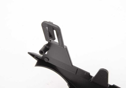 Lower right housing for BMW E60N, E61N, F10, F11, F18, E63N, E64N, F06N, F12, F13, F01, F02, F04 (OEM 51167266376). Original BMW
