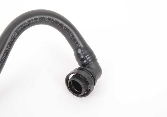 Breather pipe with dust filter for BMW E90, E92, E93 (OEM 16137170673). Original BMW.