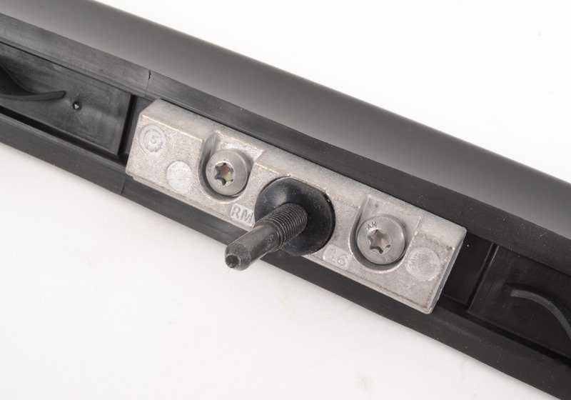 Baca de techo negro brillante derecho OEM 51137342198 para BMW F16, F86. Original BMW.