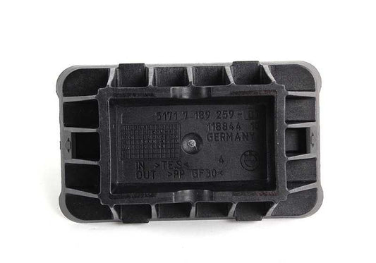Lift Jack Support OEM 51717189259 for BMW F25, F26, E70, F15, F85, E71, E72, F16, F86. Genuine BMW.