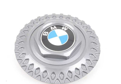 Tapa de buje color plata granito OEM 36132227775 para BMW E36, Z3. Original BMW.