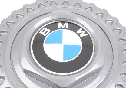 Tapa de buje color plata granito OEM 36132227775 para BMW E36, Z3. Original BMW.
