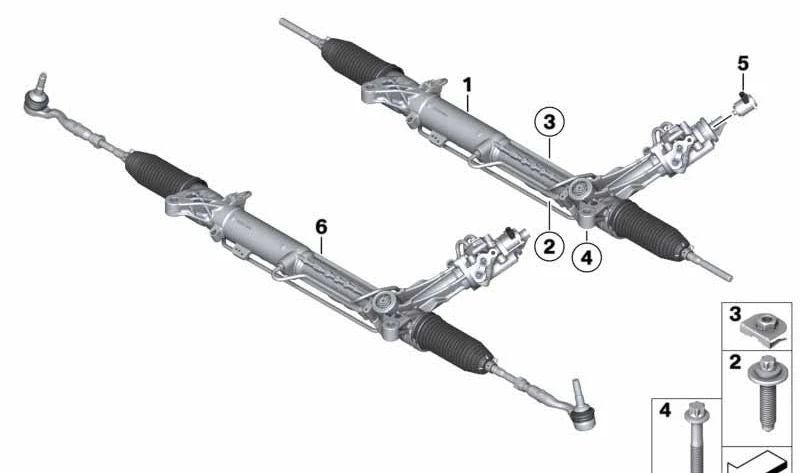 SERVOTRONIC OEM MODULE 32106788211 for BMW E60, E61, F07, F10, F06, F12, F13, E65, E66, F01, F02. Original BMW.