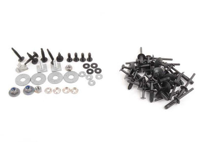 Juego de soportes para paragolpes OEM 51112293995 para BMW E46. Original BMW.