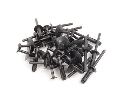 Juego de soportes para paragolpes OEM 51112293995 para BMW E46. Original BMW.