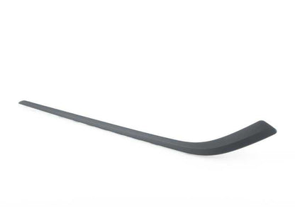 Moldura decorativa izquierda delantera negra OEM 51417389529 para BMW F32, F32N, F33, F33N. Original BMW.