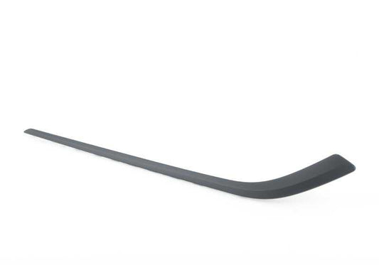 Moldura decorativa izquierda delantera negra OEM 51417389529 para BMW F32, F32N, F33, F33N. Original BMW.