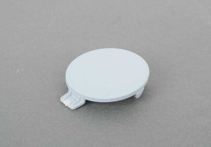 Tapa gancho remolque delantero imprimada OEM 51118049932 para BMW X1 E84 (todos los modelos: sDrive16d, sDrive16i, sDrive18d, xDrive28i). Original BMW.