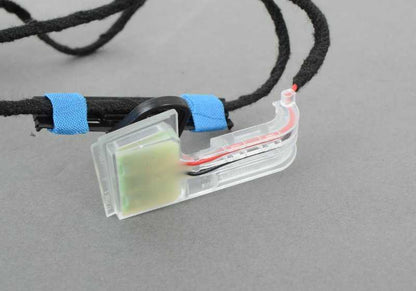 Luz LED tirador puerta delantera izquierda OEM 63177184659 para BMW X5 E70, E70N y BMW X6 E71. Iluminación original para maneta exterior. Recambio original BMW.