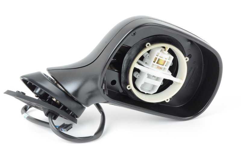Espejo retrovisor derecho eléctrico calefactable imprimado OEM 51168397040 para BMW Z3 E36 (modelos: 1.9, 2.0, 2.2i, 2.8). Original BMW.
