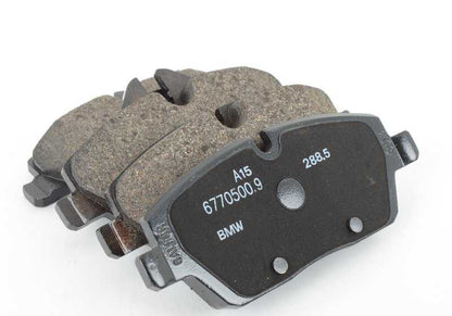 Juego de pastillas de freno con sensor OEM 34112289143 para MINI R55, R56, R57 (todas las versiones compatibles). Original MINI.