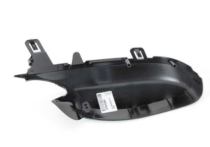 Right lower housing for BMW E60N, E61N, F07, F10, F11, F18, E63N, E64N, F06, F06N, F12, F13, F01, F02, F04 (OEM 51167266038). Original BMW.