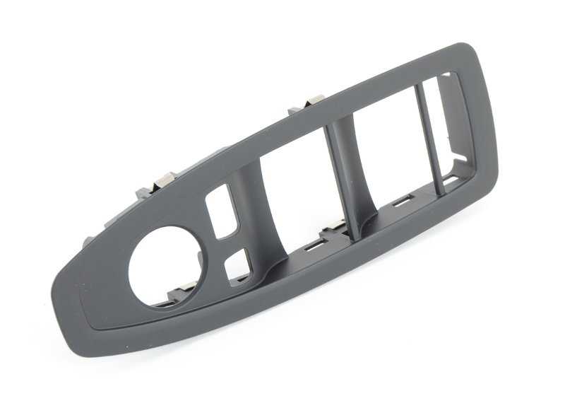 Embellecedor interruptor elevalunas lado conductor OEM 51417289346 para BMW F20, F21, F30, F31, F34, F35, F36, F80. Original BMW.
