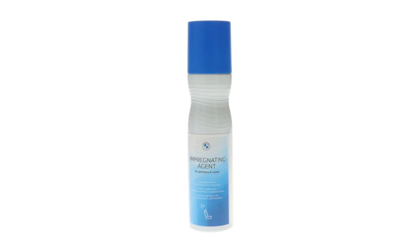 Agente impermeabilizante OEM 83125B54D04 para BMW. Producto original de BMW para la protección y mantenimiento de superficies textiles en el vehículo. Fórmula ecológica, vegana y sin microplásticos.