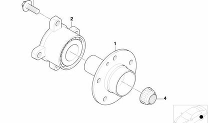 OEM 33411093371 Flange de transmissão traseira para BMW E39 {520d, 520i} Compatível com modelos feitos entre 1996 e 2003. BMW original.