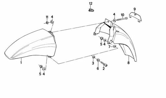 ** OEM ließ Casquillo 3432312695 für BMW E32, E34, E36, E38, E39, Z3. Original BMW. **