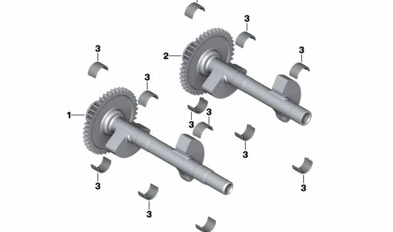 Casquillo de biela OEM 11278524826 para BMW {i3 I01, I01N y Motorrad CK18, K19}. Original BMW.