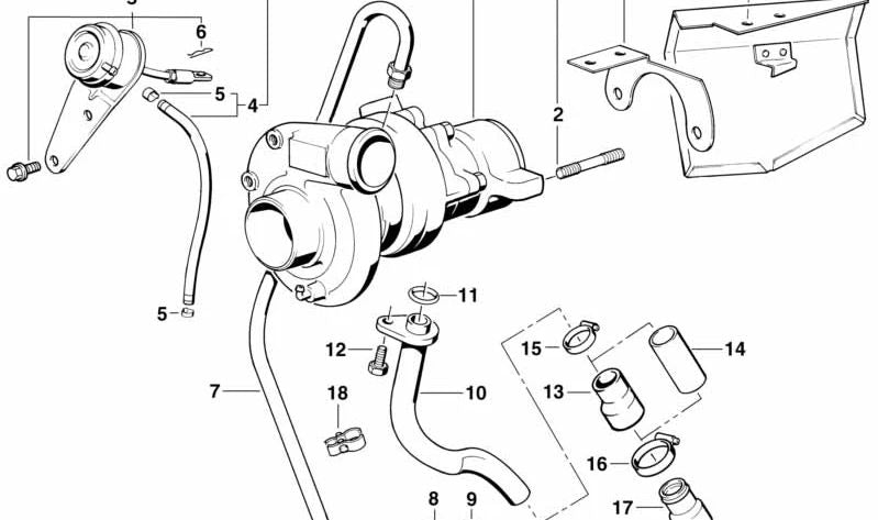 Conector para BMW E30, E28, E34 (OEM 11122241651). Original BMW.