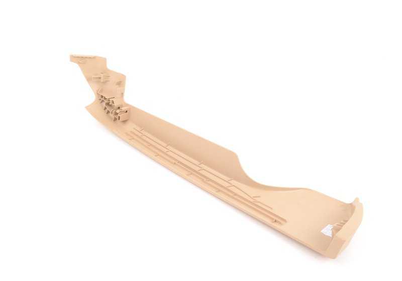 Right outer upper rail skirt for BMW F07N, F10N, F11N, F18N 5 Series (OEM 52107318988). Original BMW