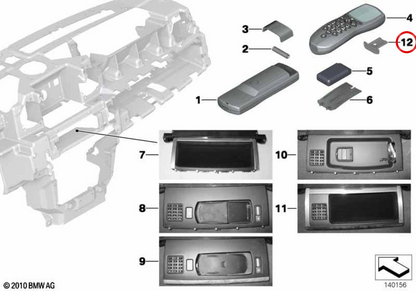 Sup supporto SIM OEM 84116910571 per BMW E65, E66. BMW originale.