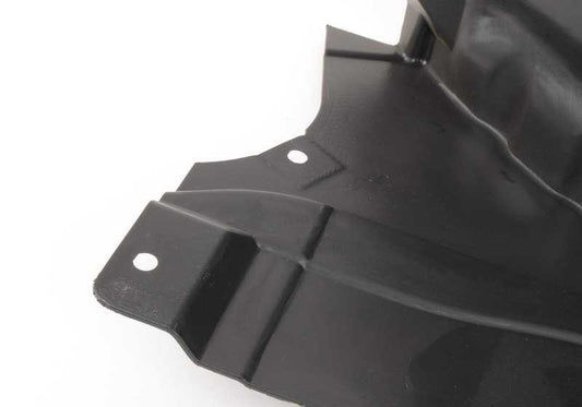 Protector paso de rueda delantero derecho OEM 51718050546 para BMW F06, F12, F13. Original BMW.