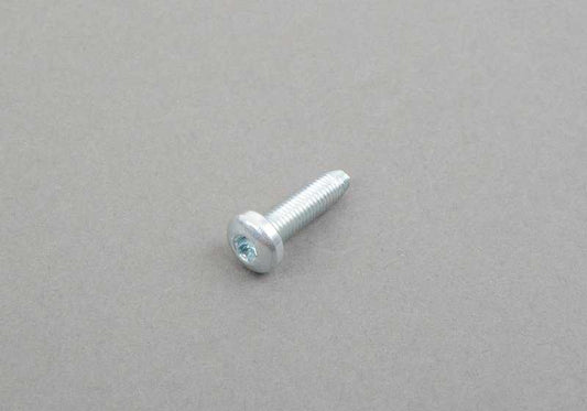 Tornillo Torx autorroscante OEM 51432997332 para BMW E82 118d, 120d, 120i. Apto para fijación en pilar A / B / C. Original BMW.