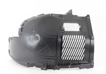 Cubierta interior del paso de rueda delantero derecho OEM 51717302378 para BMW F01, F02. Original BMW.