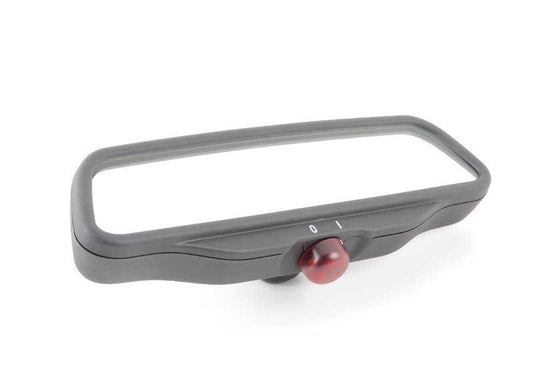 Espejo retrovisor interior manual con LED e infrarrojos OEM 51168209149 para BMW E46 (316i AL/AN/ER). Compatible con versiones manuales y automáticas. Original BMW.