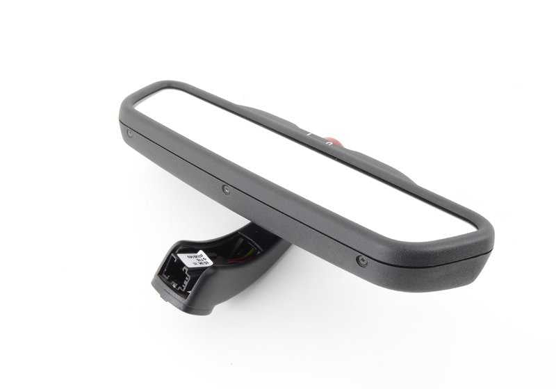 Espejo retrovisor interior manual con LED e infrarrojos OEM 51168209149 para BMW E46 (316i AL/AN/ER). Compatible con versiones manuales y automáticas. Original BMW.